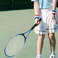 thumbnail image 2 of Lijie Tennis Racket Only Portable Nonslip Grip Nylon Strings for Park Beach Garden Kids Blue, 2 of 6