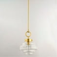 thumbnail image 4 of 1 Light Pendant-Satin Brass Finish    -Traditional Installation Maxim Lighting 11122Clsbr, 4 of 10