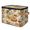 Multicolor 1, variant on ADECORIVY Farmhouse Autumn Fall Plaid Storage Bin with Zipper Lid, Fabric Storage Baskets Boxes with Handles, Decorative Clothes Organizer Containers for Shelves, Wardrobe, Closet