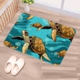 thumbnail image 5 of Turtle Polyester Non-Slip Machine Washable Floor Carpet Chair Mat Floor Rug, 5 of 6