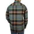thumbnail image 3 of Victory Outfitters Men's Assorted Flannel Shirts - Teal - XXL, 3 of 5