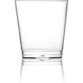 DecorRack 1 Oz Shot Glasses, Hard Clear Plastic Shot Cups (80 Pack)