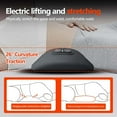 thumbnail image 3 of This 3-in-1 back massager features traction, vibration massage, and heat therapy functions, effectively relieving sciatica pain. It is suitable for massaging the neck, back, and areas affected by sci, 3 of 8