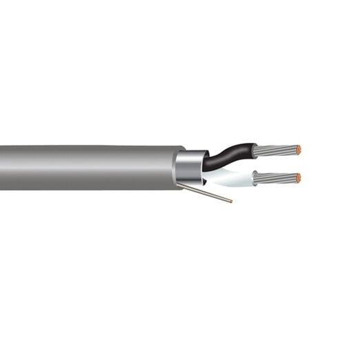 200' Belden 8760 18 AWG 1 Pair Tinned Copper Overall Beldfoil Shield Cable 300V