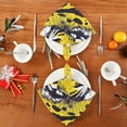 thumbnail image 4 of Napkin Satin Napkin 20*20Inchx4 Kitchen Towel Dinner Plate Towel Decorative Towel Napkin Tea Towel Suitable For Kitchen Table Yellow Eyed Tiger, 4 of 8