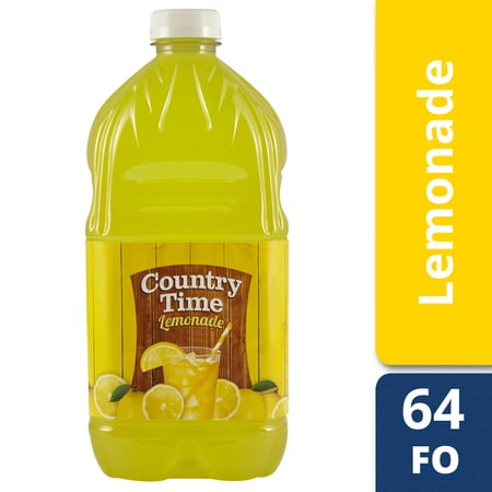 (2 Pack) Country Time Lemonade Ready-to-Drink Soft Drink, 64 fl oz (Best Time To Drink Bitter Gourd Juice)
