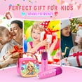 thumbnail image 2 of ATOPDREAM Karaoke Machine for Kids, Gifts for 4 5 6 7 8 9 Year Old Girls, Bluetooth Speaker with 2 Microphones, Birthday Easter Gifts for Kids, 2 of 7