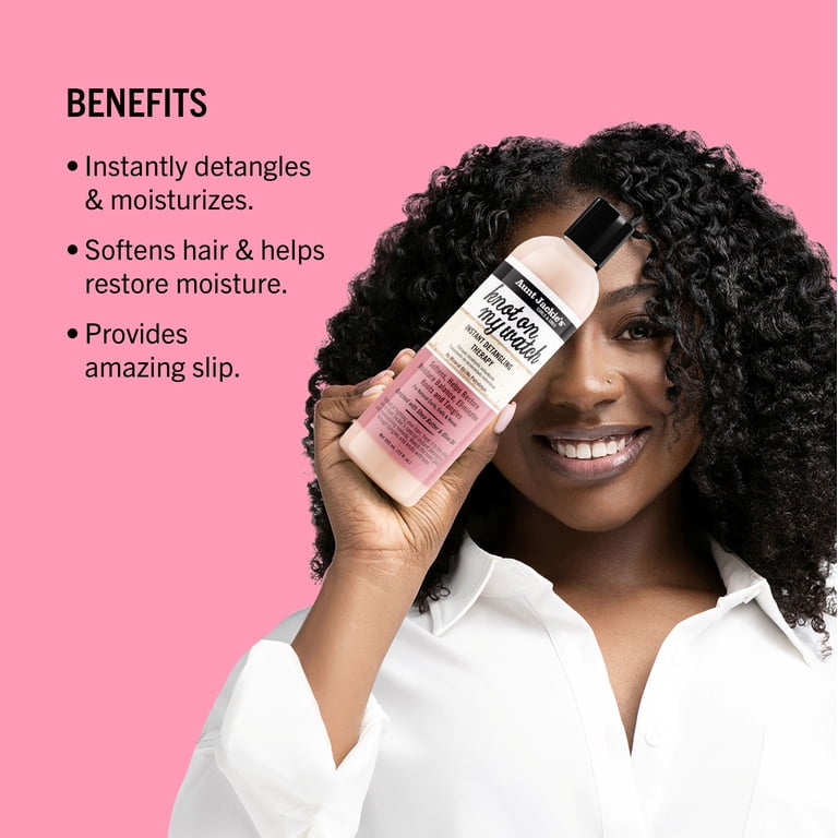 Aunt Jackie's, All Hair Type Detangling Therapy, 12 oz - Walmart.com