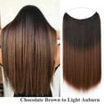 Benehair Invisible Hair Extensions Secret Hidden Wire in One Piece Real
