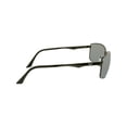 thumbnail image 2 of Ray-Ban Men's Polarized RB3498 RB3498-006/81-64 Black Square Sunglasses, 2 of 3