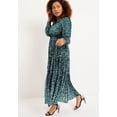 thumbnail image 3 of June & Vie Women's Plus Size Tiered Maxi Dress, 3 of 6