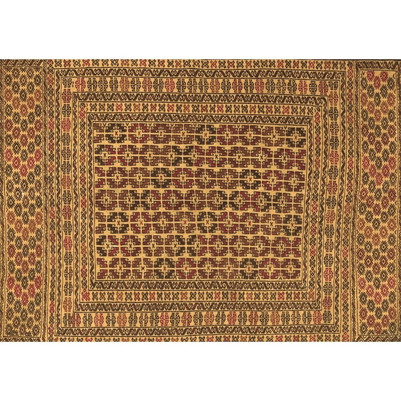 Ahgly Company Indoor Rectangle Persian Brown Traditional Area Rugs, 5' x 7'