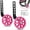 Pink, variant on Huryfox 1 Pair Training Wheels for Bike, Heavy-Duty Bicycles Stabilizer, Compatible with 12,14,16,18,20 inches,1 pair (pink)