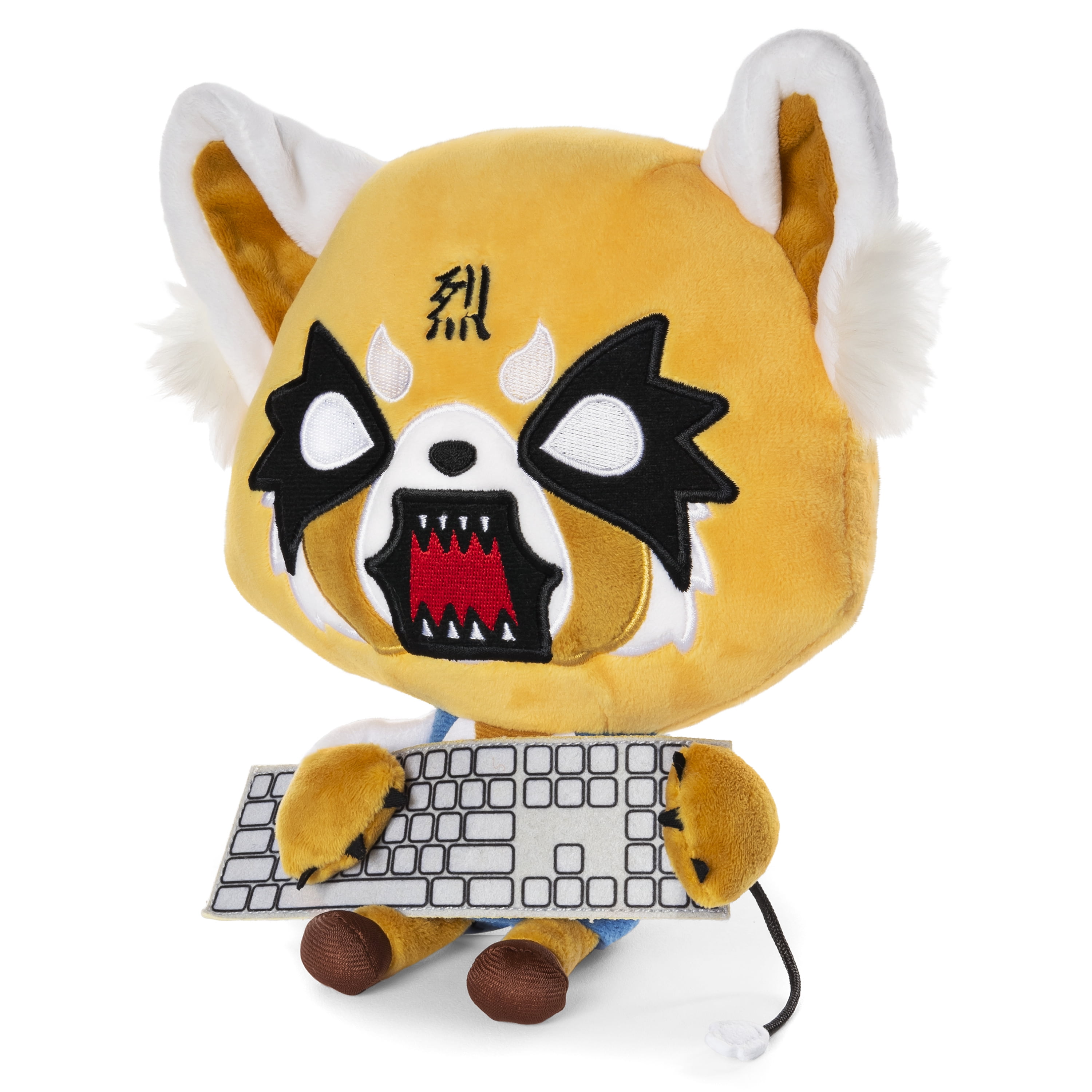 Enesco Aggretsuko Rage Face 12 Inch Collectible Plush with Sound