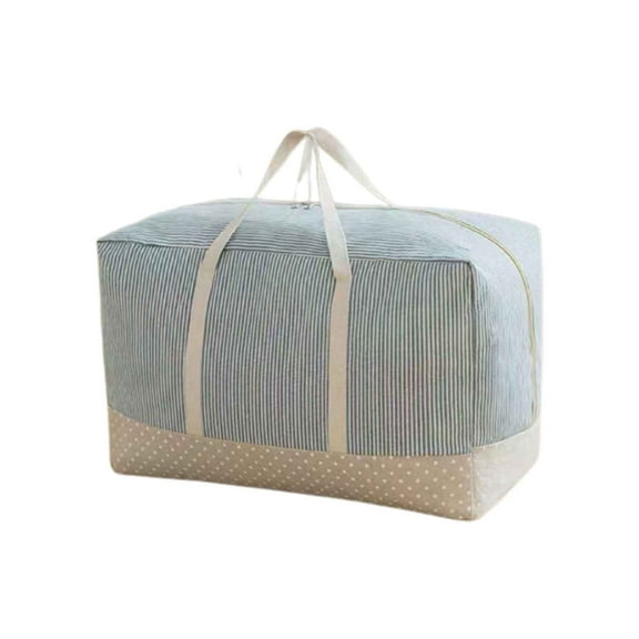 Dengmore Storage Bags Quilt Clothing Bag Reusable Clothes Storage Bags Clothing Sorting Moving Bag Underbed Organizer for Bedding Blanket, Pocket