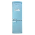 thumbnail image 1 of Elvis Rétro Réfrigérateur Classique de 12 Pi3 à Congélateur Inférieur, Bleu Hawaï, 1 of 13