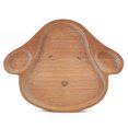 thumbnail image 2 of Wooden Dish, Food Serving Tray, Divided Plate Home Cute Pattern For Children Kid Dog, 2 of 8