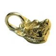 thumbnail image 3 of Small Wolf Face Charm Pendant 14k Yellow Gold!!, 3 of 4