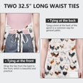 thumbnail image 6 of White Chicken Breed Pattern Apron-Garden Aprons for Women with Pockets-Cotton Linen Waterproof Kitchen Cooking Gardening Aprons Adjustable for Kitchen,Cooking,BBQ and Salon 33x27 Inch, 6 of 7