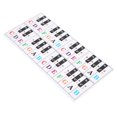 thumbnail image 3 of Pegatina Para Tecla De Piano, órgano Electrónico, Teclado Universal, Notación Transparente, Autoadhesivo, 3 of 7
