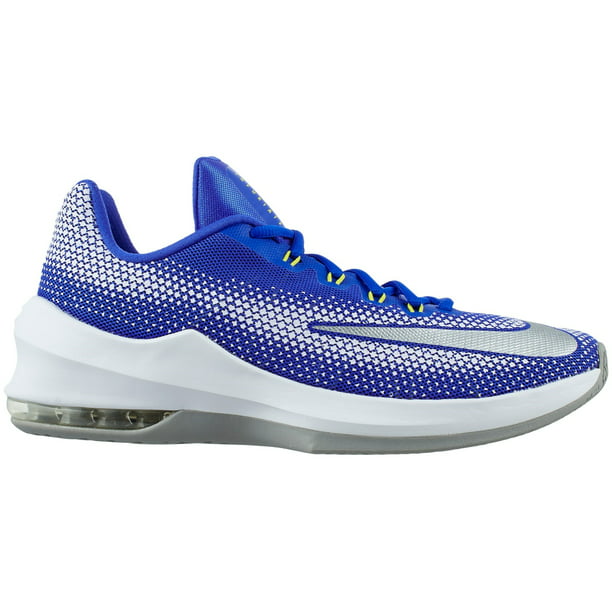 Nike Men's Air Max Infuriate Low Basketball Shoes - Blue/White ... فيروز حجر كريم