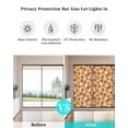 thumbnail image 4 of Window Privacy Film, Orange Yellow Brown Red Maple Sun Blocking Window Tint Film Heat Control One Way Blackout Window Film, White Fall Thanksgiving Leaves Country Non Adhesive Static Cling 17.7x39.3, 4 of 7
