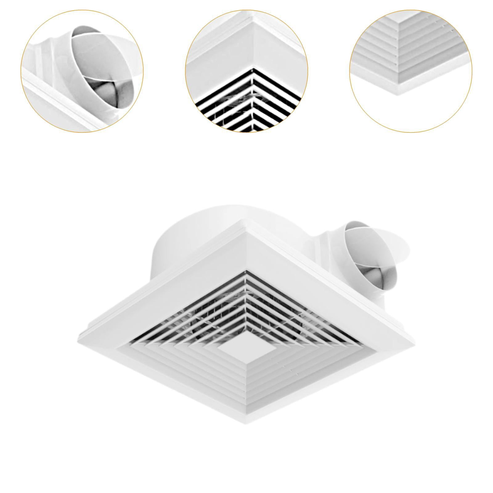 CoudarTitie Bathroom Exhaust Fan Bathroom Fan Efficient Portable Ventilation Fans Quiet Easy 8 inch