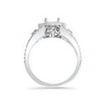 thumbnail image 2 of .55Ct Halo Split Shank Diamond Ring Setting 14K White Gold, 2 of 2