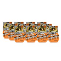 Gorilla 6027002-12 Clear Repair Duct Tape, 1.88" x 9 yd, Pack of 12, 12-Pack, 12 Piece