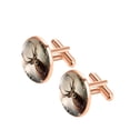 thumbnail image 2 of Elk Elegant Dress Shirt Cufflinks Set Made of Stainless Steel for Formal Occasions, 2 of 6