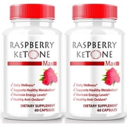 (2 Pack) Raspberry Ketone Capsules, All-Natural Weight Loss Formula to Support Active Lifestyle, Unlock Your Fitness Goals, RaspberryKetone 1200MG, Official Keto Pills (120 Capsules)