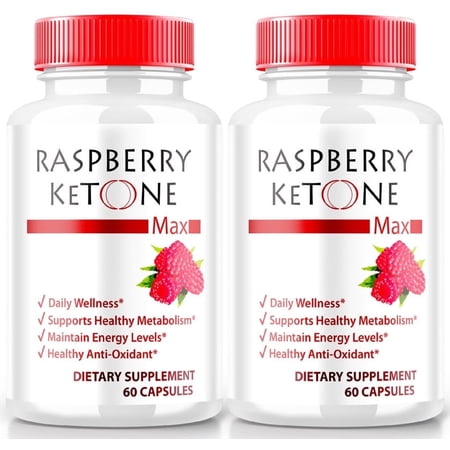 (2 Pack) Raspberry Ketone Capsules, All-Natural Weight Loss Formula to Support Active Lifestyle, Unlock Your Fitness Goals, RaspberryKetone 1200MG, Official Keto Pills (120 Capsules)