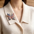 thumbnail image 1 of Elegant Anniversary Brooch, Durable Luxurious Craft Accessory, Versatile Wearable Fashion Pin, Perfect Milestone Commemoration Gift for Jacket Dress Hat Formal Celebration Party Daily Wardrobe Decor, 1 of 6