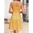 thumbnail image 3 of Vestido de verano casual HUHOT con bolsillos y estampado floral, 3 of 6
