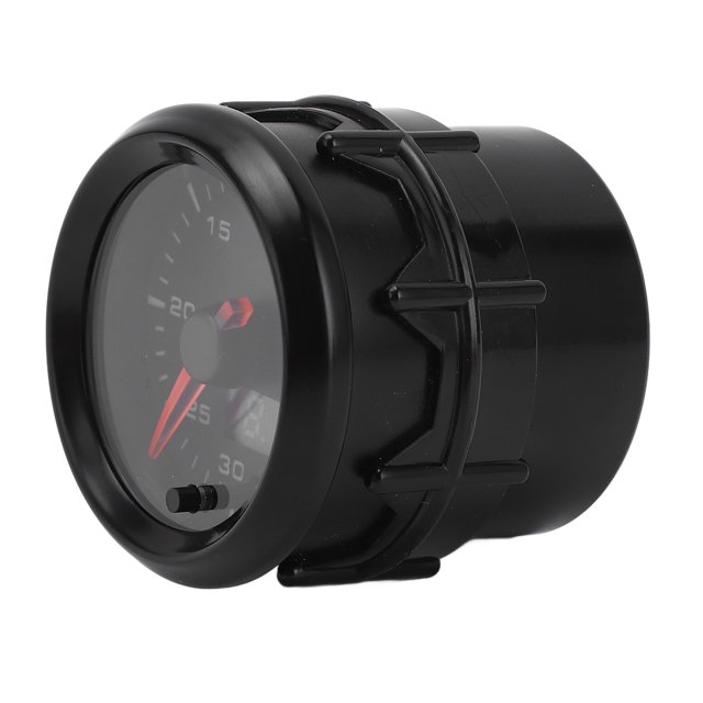 Calibrador de Vacío de Automóvil, Pantalla Digital Digital Anti Crack Transparente de 52 mm Medidor de Vacío Para Vehículos DC12V