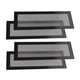 thumbnail image 1 of Cubiertas de ventilación de piso de 10 pulgadas x 4,02 pulgadas, decoración decorativa para el hogar, malla de ventilación con filtro de PVC para 4 piezas, 1 of 8