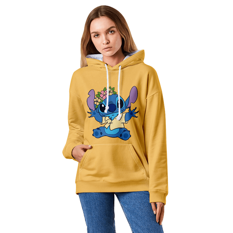 Men Women Tik Tok Hoodie Lilo Stitch Printed Polyester up to Size 8XL Gift Sweatshirt for Adult Children Walmart