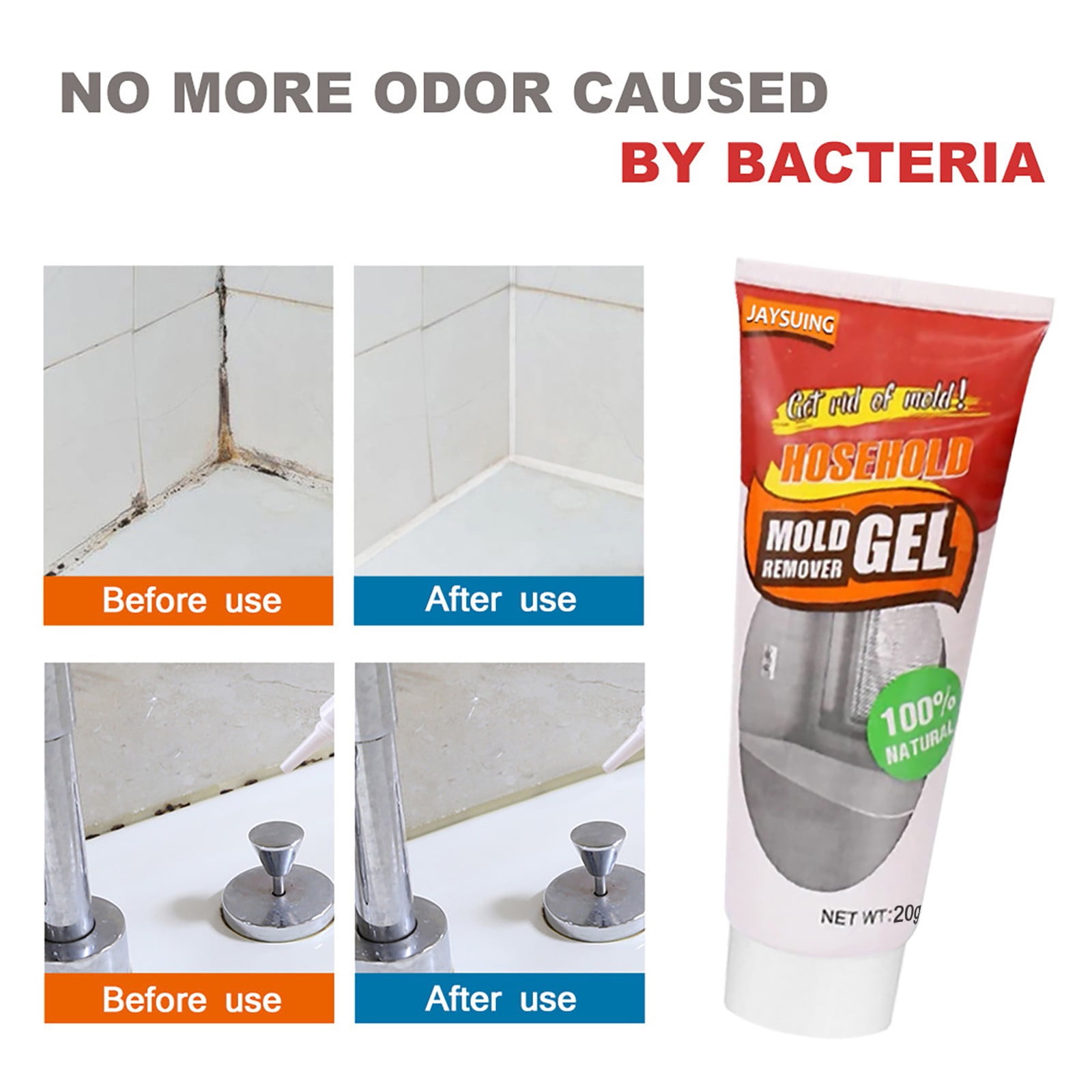 Magic Mold Remover Gel Household Mold Remover Gel Cleaner Mold Remover Gel Mildew Cleaning Home Tile Bathtub Mildew Remover Gel For Washing Machine