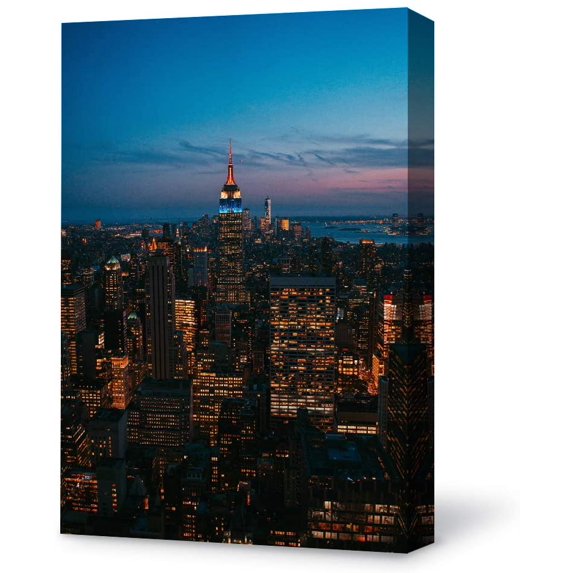 Idea4wall Modern Canvas Wall Art New York City Canvas Prints for Home Wall Decor, 16"x24"