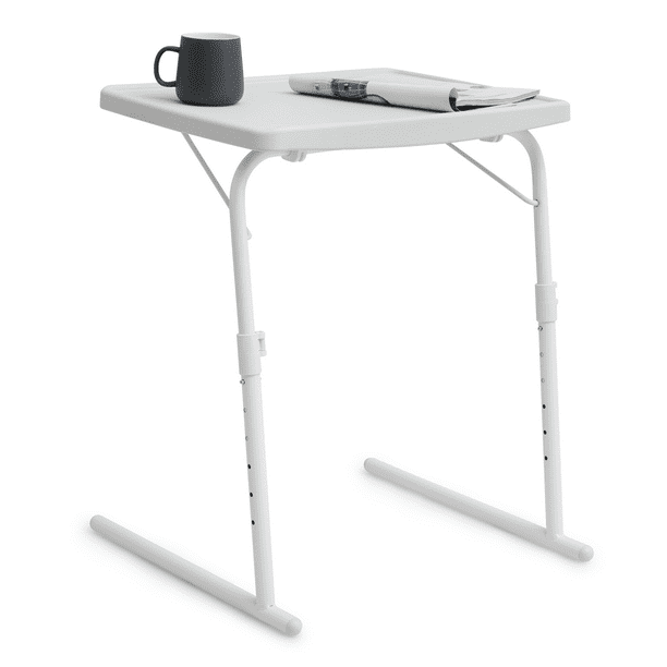 MoNiBloom Tilting TV Tray Folding Table, 22" Adjustable Height Desk for