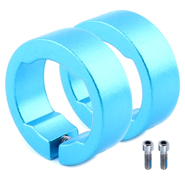 Trayknick 2Pcs Replacement Aluminum Alloy Bicycle Grip Handlebar Lock Rings for MTB