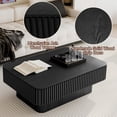 thumbnail image 4 of LKTART 38.6" Lift-Top Black Coffee Table with Hidden Storage Design for Living Room, Office or Small Spaces, 4 of 9