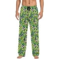 thumbnail image 2 of FREEAMG Lemurs Of Madagascar Pajama Pants for Men, Men's Separate Bottoms, Pure Cotton Comfortable Lounge Pants for Men（13）, 2 of 7