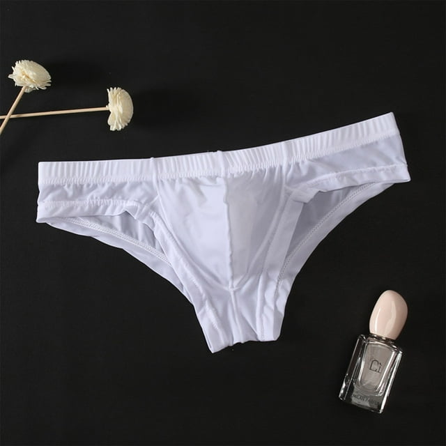 Culotte Bikini pour Homme Douce et Légère String G-String Culottes pour Femme Blanc m