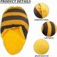 thumbnail image 3 of Juguetes para perros de peluche Juguetes para mascotas de peluche Juguetes para perros de interior Juguete para masticar perros de peluche para perros medianos y cachorros (amarillo) 10x16cm TUNC Sencillez, 3 of 5