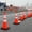 6pcs, variant on Traffic Cones 28",Safety Cones, PVC Orange Safety Road Parking Cones with 2 Reflective Collars,Hazard Construction Cones for Home Traffic Parking