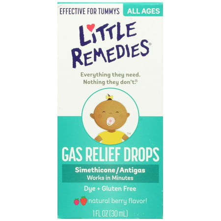 Little Remedies Tummy Relief Drops, Natural Berry Flavor, 1 (Best Gas Medicine For Infants)