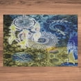 thumbnail image 6 of Ambesonne Native Jigsaw Puzzle Durable Cardboard, Old American Dreamcatcher, 1000 pcs, Indigo and Pale Yellow, 6 of 6