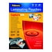 Fellowes Laminating Pouches Capture 125 micron - 100 - 3.27 in x 4.45 in lamination pouches