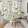 thumbnail image 4 of Lfeey Spring Watercolor Floral Blackout Curtains for Bedroom, Insulation and Noise Reduction Room Darkening, 52x84 inch, 2 Pcs, 4 of 6